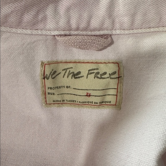 We The Free Light Pink sorbet Star Crossed Jean Jacket - Picture 6 of 6